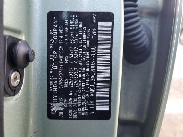 Photo 10 from auction – 2013 HYUNDAI TUCSON GLS with VIN KM8JU3AC2DU577688