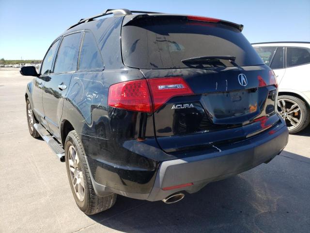Photo 3 from auction – 2009 ACURA MDX TECHNO with VIN 2HNYD28659H501240