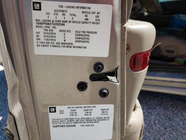 Photo 10 from auction – 2001 BUICK LESABRE CU with VIN 1G4HP54KX1U262346