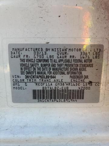 Photo 10 from auction – 2013 NISSAN VERSA S with VIN 3N1CN7AP6DL891944