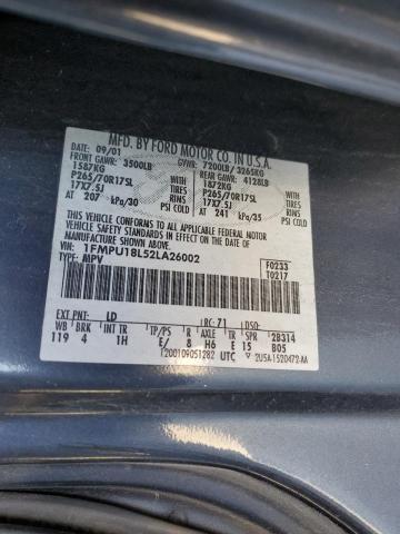 Photo 10 from auction – 2002 FORD EXPEDITION with VIN 1FMPU18L52LA26002
