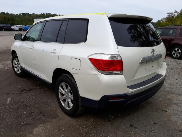Photo 3 from auction – 2012 TOYOTA HIGHLANDER with VIN 5TDBK3EH1CS107045