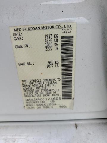 Photo 10 from auction – 2018 NISSAN ALTIMA 2.5 with VIN 1N4AL3AP4JC174605