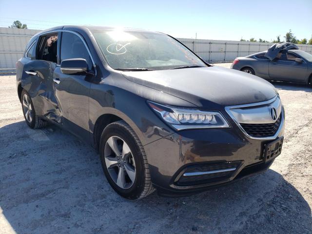ACURA MDX 2016 with VIN 5FRYD4H27GB057200 - Photo from auction
