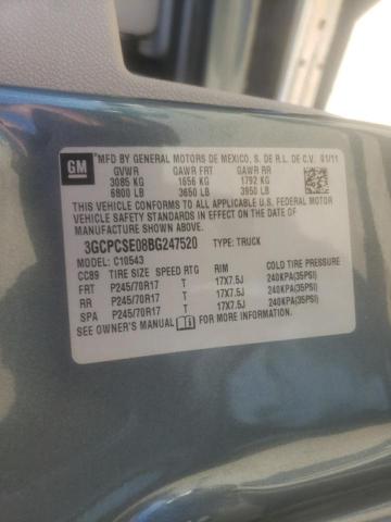 Photo 10 from auction – 2011 CHEVROLET SILVERADO with VIN 3GCPCSE08BG247520