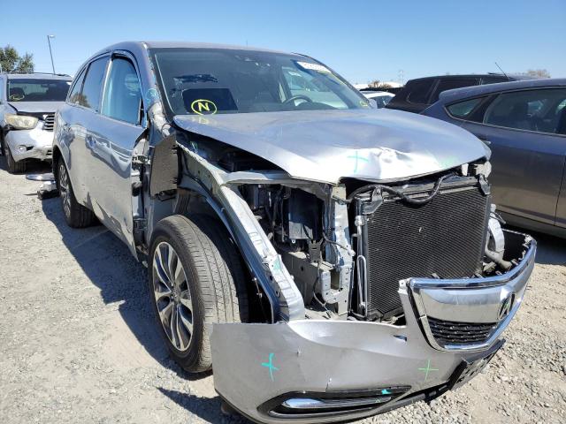 ACURA MDX TECHNO 2016 with VIN 5FRYD4H47GB005860 - Photo from auction