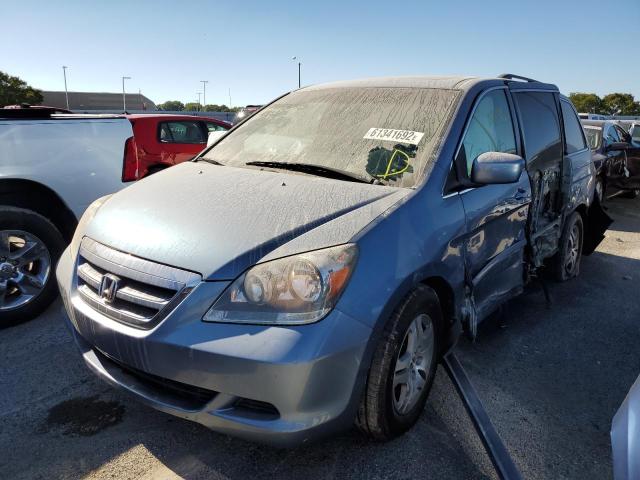 Photo 2 from auction – 2005 HONDA ODYSSEY EX with VIN 5FNRL38655B090599
