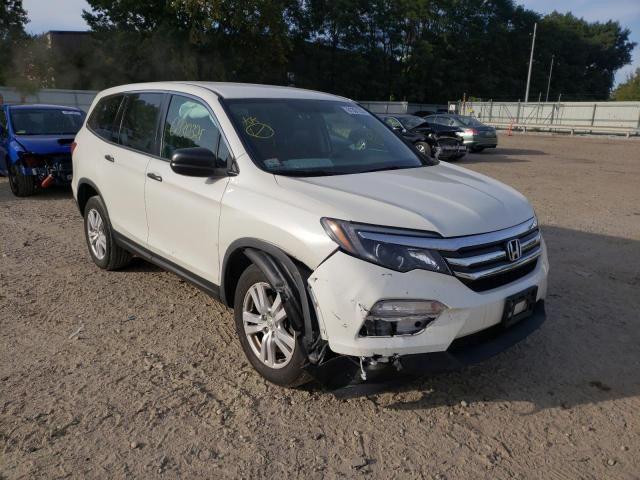 HONDA PILOT LX 2018 with VIN 5FNYF6H18JB012529 - Photo from auction