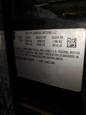 Photo 10 from auction – 2012 CADILLAC CTS LUXURY with VIN 1G6DG5E52C0128424