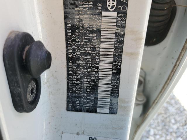 Photo 10 from auction – 2019 TOYOTA COROLLA L with VIN 5YFBURHE7KP878969