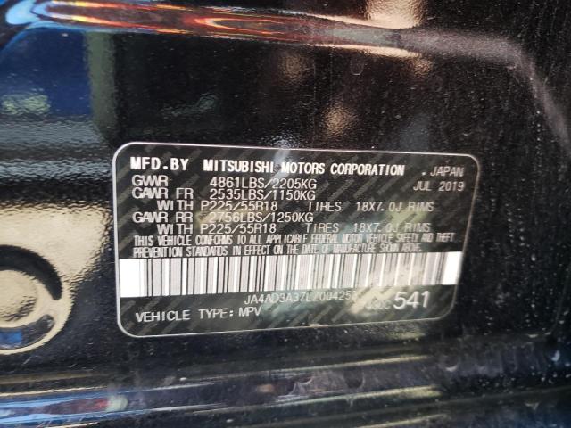 Photo 10 from auction – 2020 MITSUBISHI OUTLANDER with VIN JA4AD3A37LZ004253