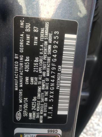Photo 10 from auction – 2015 KIA OPTIMA EX with VIN 5XXGN4A79FG409253