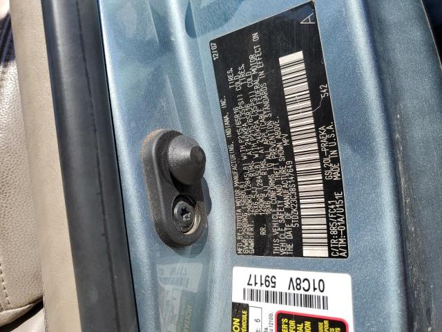 Photo 10 from auction – 2008 TOYOTA SIENNA CE with VIN 5TDZK23C38S147649