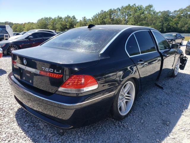 Photo 4 from auction – 2005 BMW 760 LI with VIN WBAGN83515DK11257