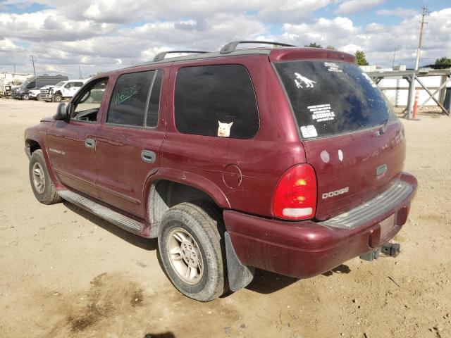 Photo 3 from auction – 2001 DODGE DURANGO with VIN 1B4HS28Z51F646061