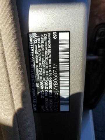 Photo 10 from auction – 2000 MERCEDES-BENZ E-CLASS with VIN WDBJF65J7YB068737