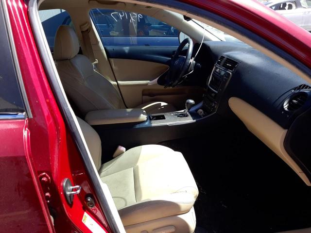 Photo 5 from auction – 2008 LEXUS IS 250 with VIN JTHBK262685070185