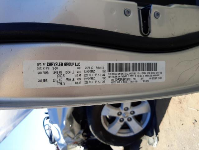 Photo 10 from auction – 2010 DODGE JOURNEY SX with VIN 3D4PG5FV6AT187911