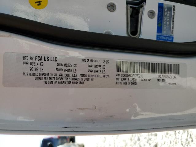 Photo 10 from auction – 2015 DODGE CHARGER SE with VIN 2C3CDXBGXFH776231