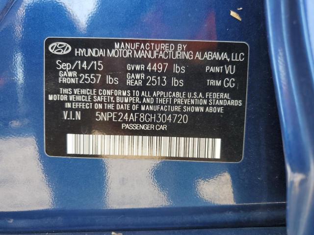 Photo 10 from auction – 2016 HYUNDAI SONATA SE with VIN 5NPE24AF8GH304720