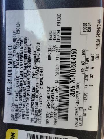 Photo 10 from auction – 2013 LINCOLN MKZ with VIN 3LN6L2G91DR804360