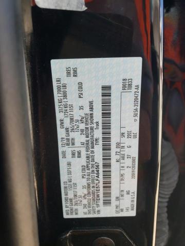Photo 10 from auction – 2020 FORD F150 SUPER with VIN 1FTEW1E57LFA64567