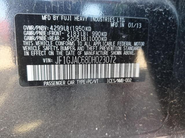 Photo 10 from auction – 2013 SUBARU IMPREZA PR with VIN JF1GJAC68DH023072