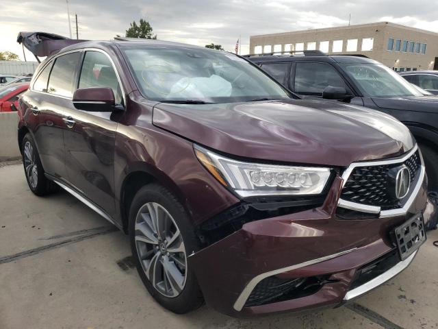 ACURA MDX TECHNO 2017 with VIN 5FRYD4H54HB006104 - Photo from auction