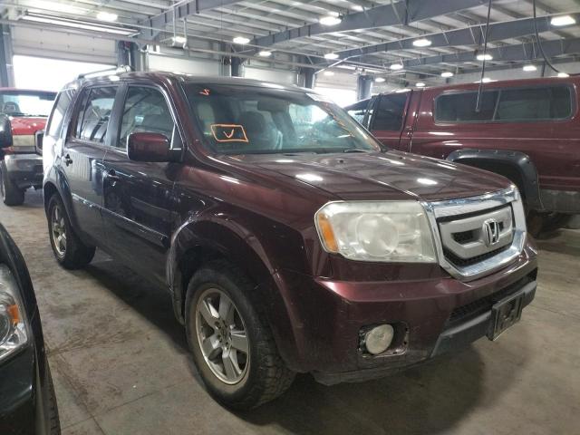 HONDA PILOT EXL 2010 with VIN 5FNYF4H67AB010710 - Photo from auction