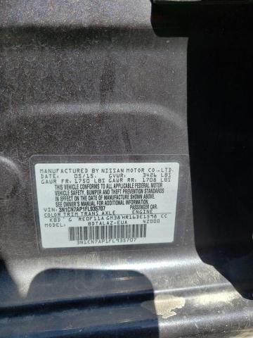 Фото 10 с аукциона – 2015 NISSAN VERSA S с VIN 3N1CN7AP1FL935707
