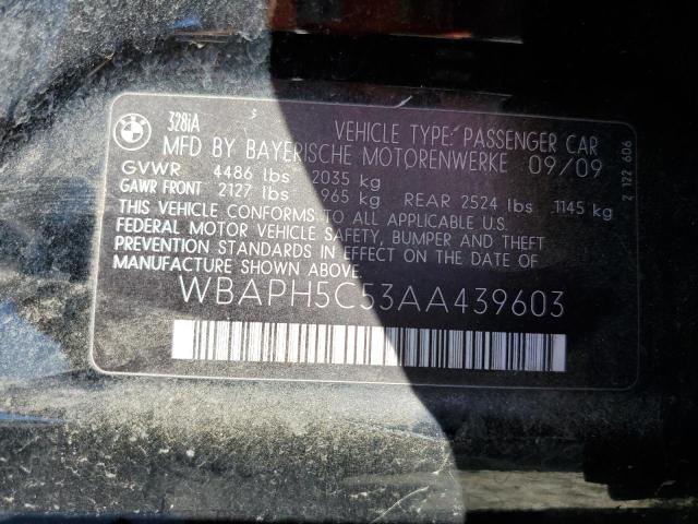 Photo 10 from auction – 2010 BMW 328 I SULE with VIN WBAPH5C53AA439603