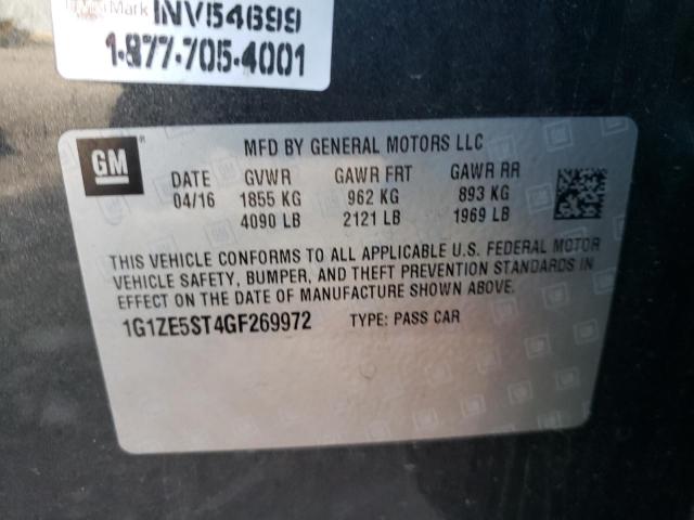 Photo 10 from auction – 2016 CHEVROLET MALIBU LT with VIN 1G1ZE5ST4GF269972