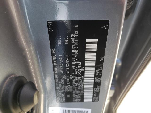 Photo 10 from auction – 2021 TOYOTA HIGHLANDER with VIN 5TDHZRAH4MS052428