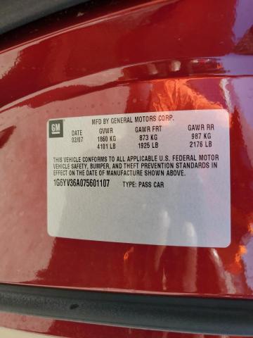 Photo 10 from auction – 2007 CADILLAC XLR with VIN 1G6YV36A075601107