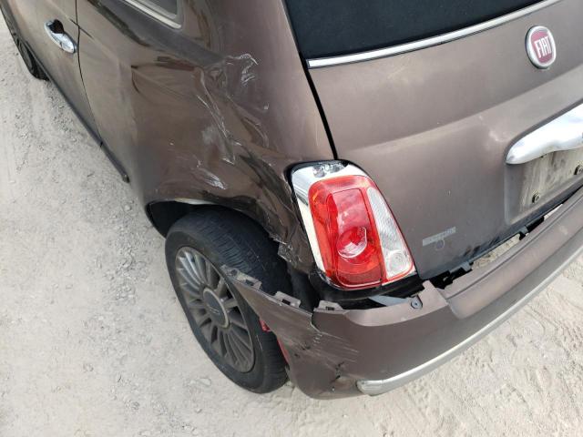Photo 9 from auction – 2012 FIAT 500 LOUNGE with VIN 3C3CFFER2CT119041