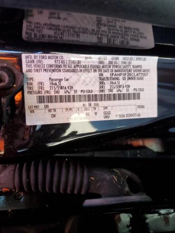 Photo 10 from auction – 2012 FORD FOCUS SE with VIN 1FAHP3F25CL477007