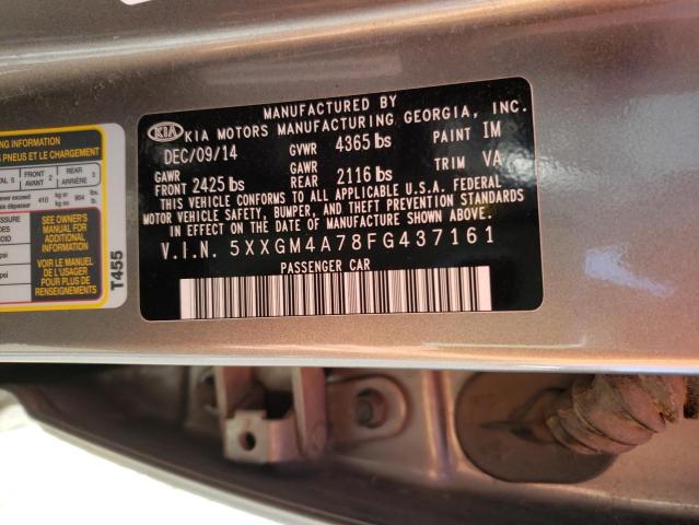 Photo 10 from auction – 2015 KIA OPTIMA LX with VIN 5XXGM4A78FG437161