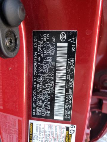 Photo 10 from auction – 2005 TOYOTA COROLLA CE with VIN JTDBR32E152067128
