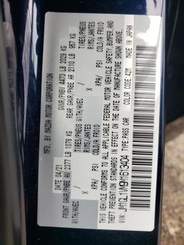 Photo 10 from auction – 2021 MAZDA 6 TOURING with VIN JM1GL1VM9M1613404