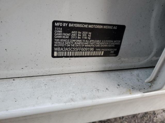 Photo 10 from auction – 2015 BMW 328 I with VIN WBA3A5C55FF609196