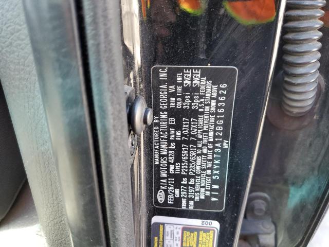 Photo 10 from auction – 2011 KIA SORENTO BA with VIN 5XYKT3A12BG163626