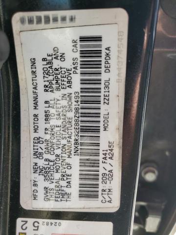 Photo 10 from auction – 2008 TOYOTA COROLLA CE with VIN 1NXBR32E88Z981493