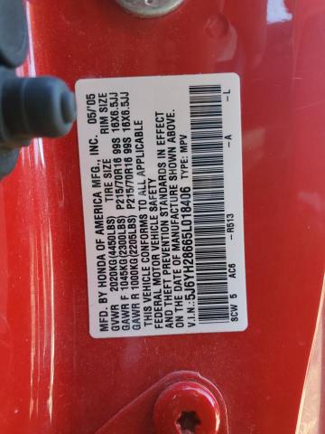 Photo 10 from auction – 2005 HONDA ELEMENT EX with VIN 5J6YH28665L018406