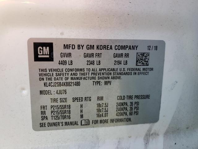 Photo 10 from auction – 2019 BUICK ENCORE SPO with VIN KL4CJ2SB4KB821480
