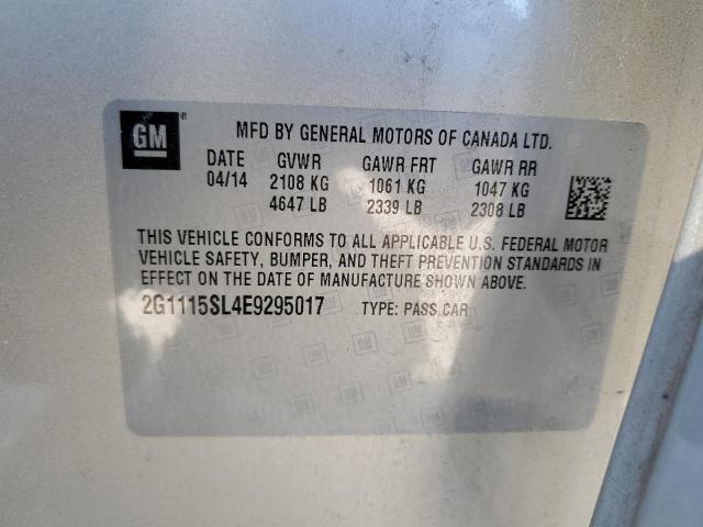 Photo 10 from auction – 2014 CHEVROLET IMPALA LT with VIN 2G1115SL4E9295017