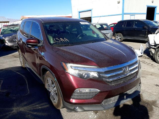 HONDA PILOT EXL 2016 with VIN 5FNYF6H59GB093942 - Photo from auction