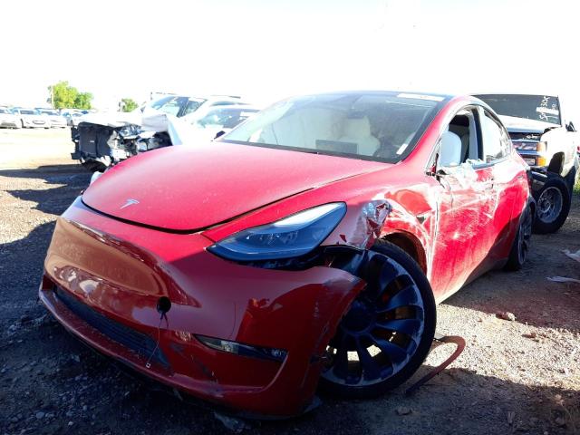 Photo 9 from auction – 2021 TESLA MODEL Y with VIN 5YJYGDEF5MF272036