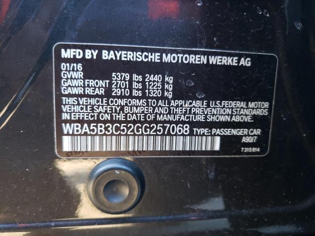 Foto 10 de la subasta – 2016 BMW 535 XI con VIN WBA5B3C52GG257068