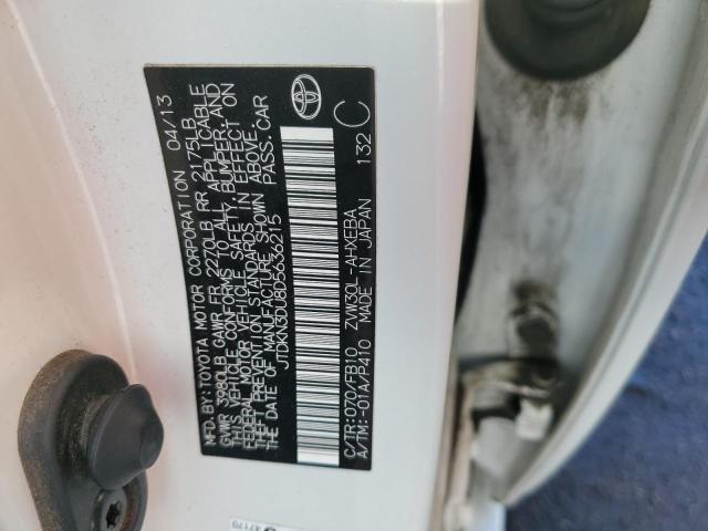 Photo 10 from auction – 2013 TOYOTA PRIUS with VIN JTDKN3DU8D5636215