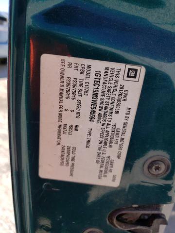 Photo 10 from auction – 1998 GMC SIERRA C15 with VIN 1GTEC19M3WE545694